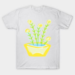 YELLOW FLOWERS IN YELLOW TUB T-Shirt